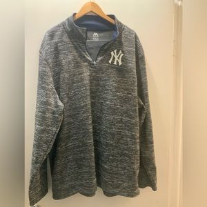 Majestic 3XL men’s 1/4 zip Yankee Pullover